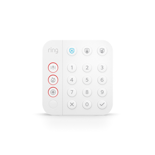 White:Alarm Keypad (2nd Gen)