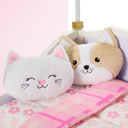 All Set for Sleepovers Canopy Bed for 18-inch Dolls