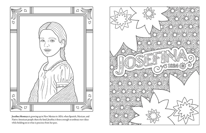 American Girl Coloring Journal