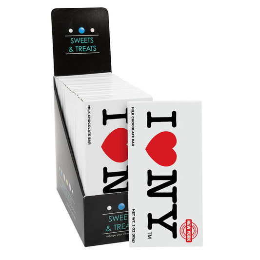 Amusemints I Love NY Milk Chocolate Candy Bar - 20 Count
