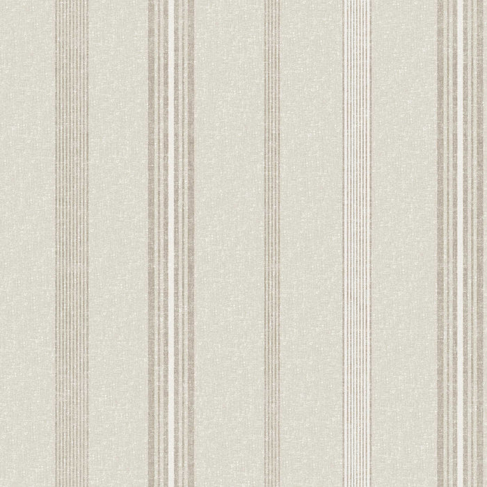 SINGLE ROLL / Taupe Anatolia Stripe
