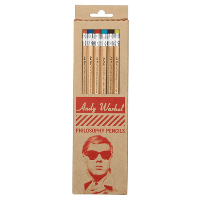 Andy Warhol Philosophy Pencils Pens and Pencils Galison