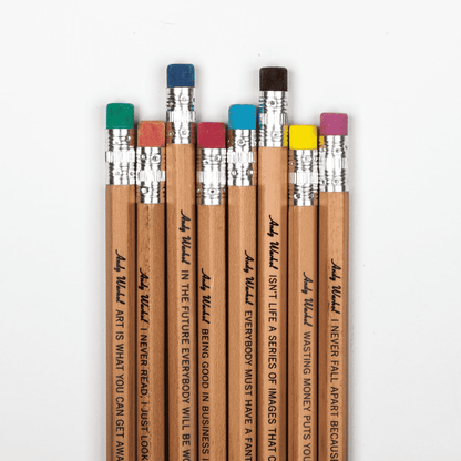 Andy Warhol Philosophy Pencils Pens and Pencils Galison