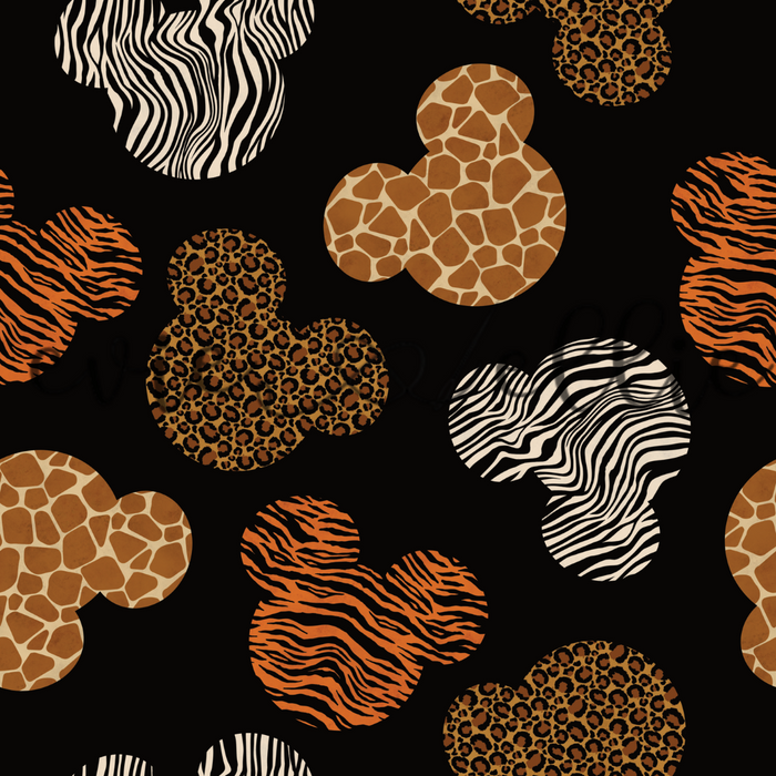 Animal Print Mouse Ears-- Multiple Colors