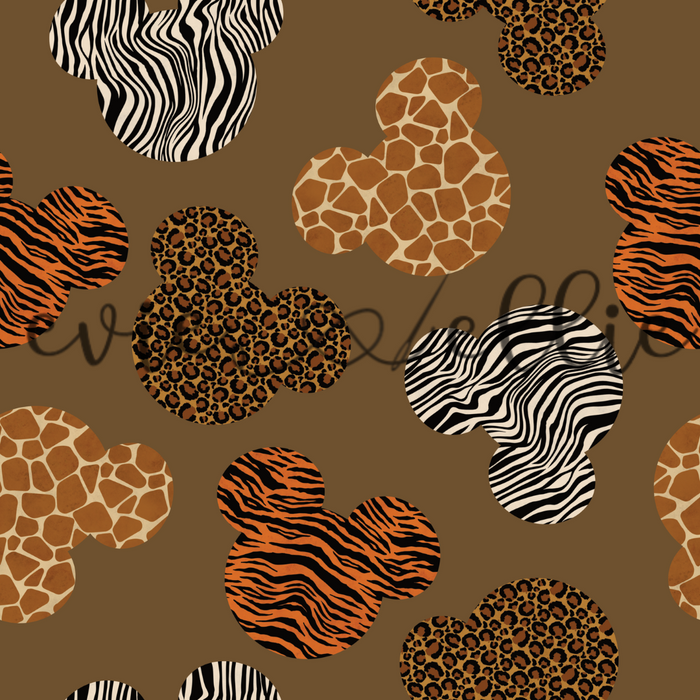 Animal Print Mouse Ears-- Multiple Colors