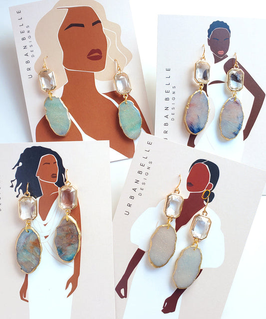 APHRODITE Statement Earrings - MODERN MUSE COLLECTION