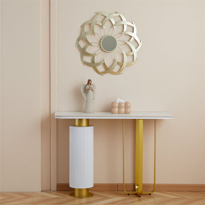 ARI Mirror 700mm Stylized Leaf Design Gold by Criterion -Home Living Store - -