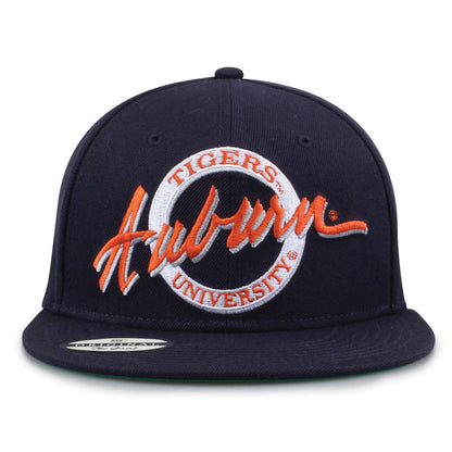 Auburn Flat Brim Snapbacks