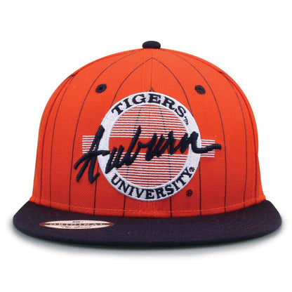 Auburn Flat Brim Snapbacks