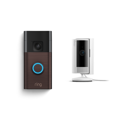Venetian Bronze:Battery Video Doorbell + Indoor Camera (2nd Gen)