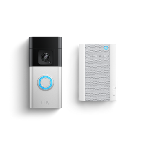 Satin Nickel:Battery Video Doorbell Pro + Chime Pro