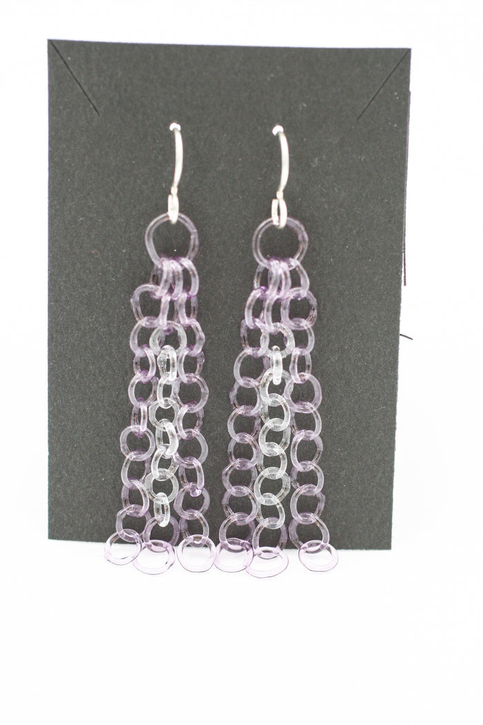 BCM Glass: Chain Earrings-5