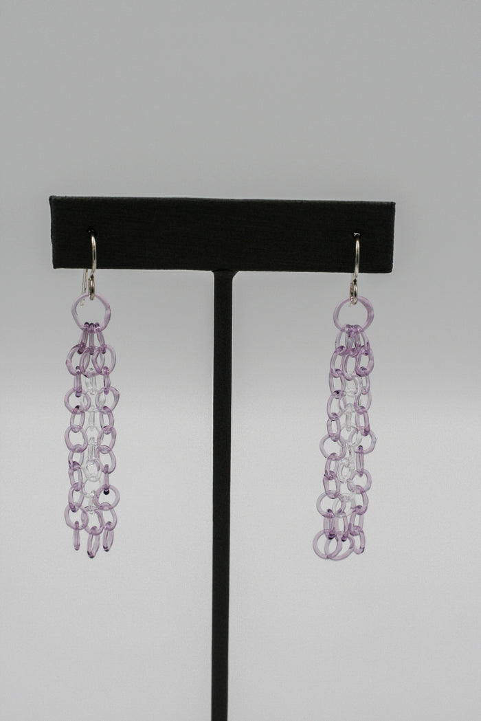 BCM Glass: Chain Earrings-5
