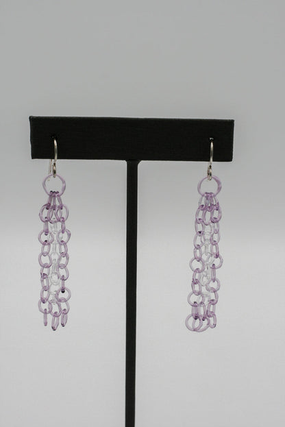 BCM Glass: Chain Earrings-5