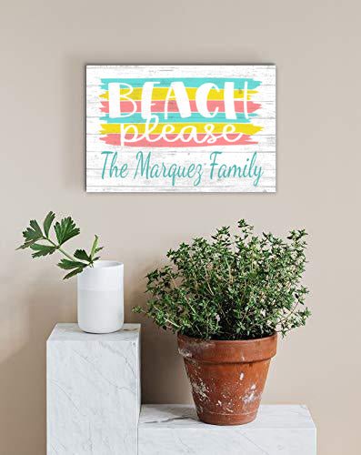 custom beach home sign art