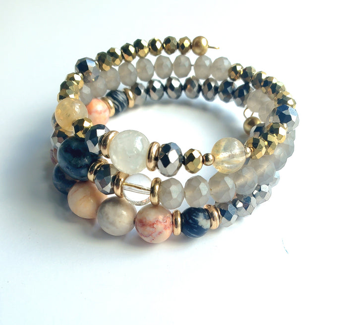 Marbled Stone & Gold