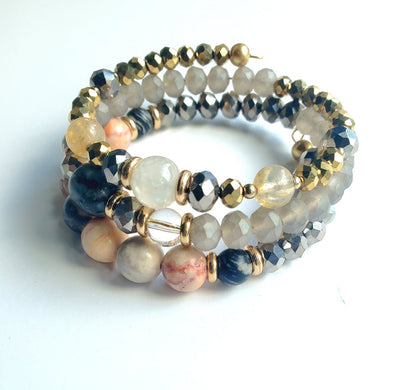 Marbled Stone & Gold