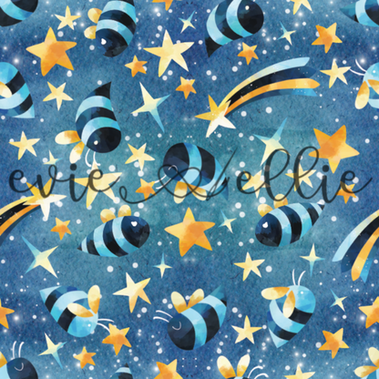 Bees and Stars -- Multiple Colors