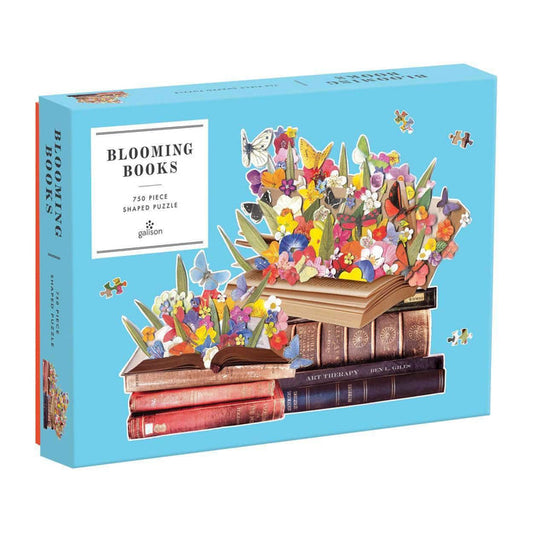 Ben Giles Blooming Books 750 Piece Shaped Puzzle 750 Piece Puzzles Galison