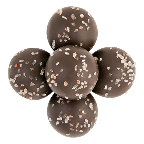Birnn Dark Chocolate Sea Salt Caramel Truffle Candy Bite Size - 5 LB