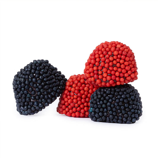 Black and Red Berries Gummy Candy - 5 LB