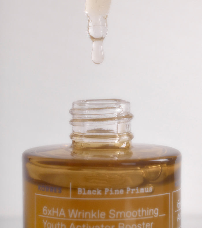 Black Pine Primus 6xHA Wrinkle Smoothing Youth Activator Skincare Korres