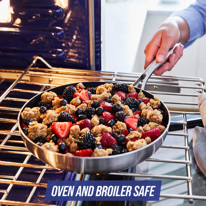 Blue Diamond Clad Pro 10-Piece Cookware Set
