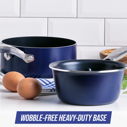 Blue Diamond Classic 1-Quart and 2-Quart Saucepan Set