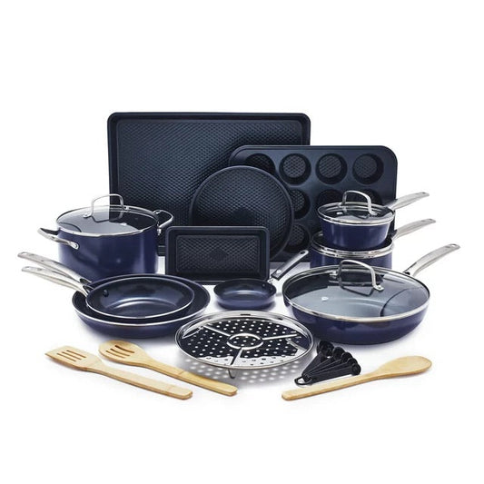 Blue Diamond Classic 20-Piece Cookware Set