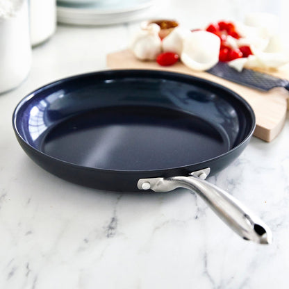 Blue Diamond Hard Anodized Pro 10" and 12" Frypan Set
