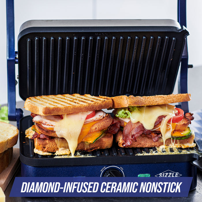Blue Diamond Sizzle Griddle Grill Plate