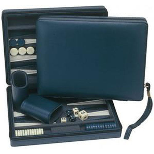 Blue Travel Magnetic Backgammon