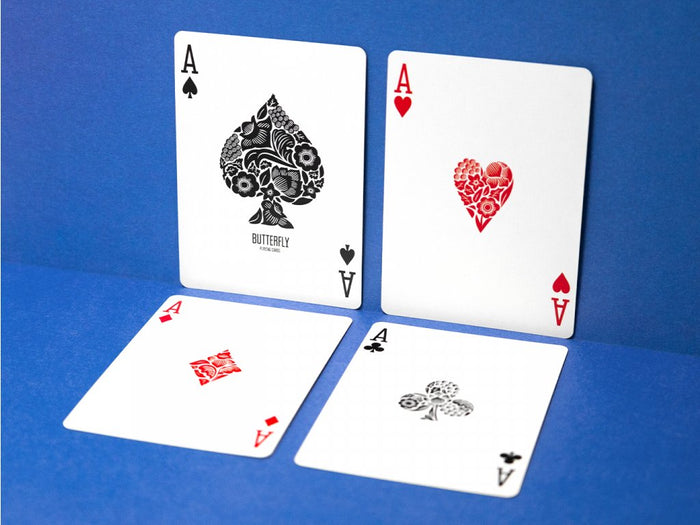 Blue Workers Edition Butterfly Playing Cards Playing Cards by Butterfly Playing Cards