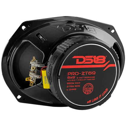 BOCINA 6x9" MIDRANGE C/TWEETER 1PC 550 WATTS