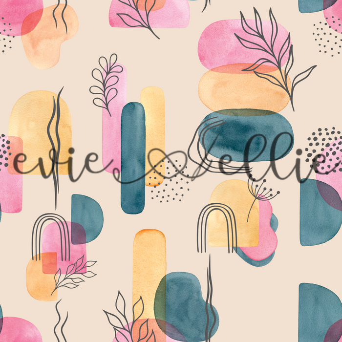 Boho Bright Flowers-- Multiple Options