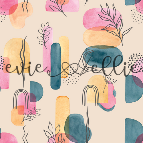 Boho Bright Flowers-- Multiple Options