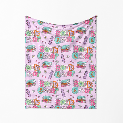 Book Lover - Minky Blanket