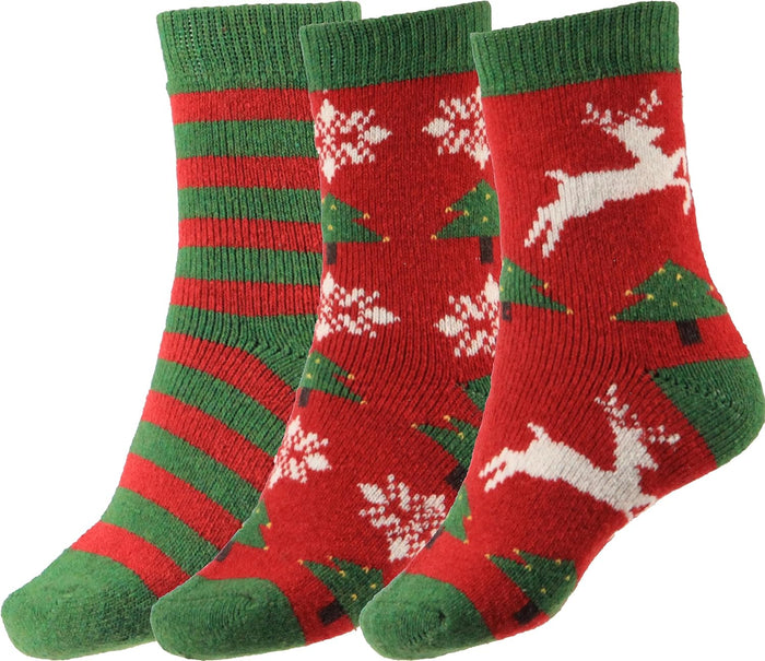 Medium / 3 Pair-mix Christmas Color 2