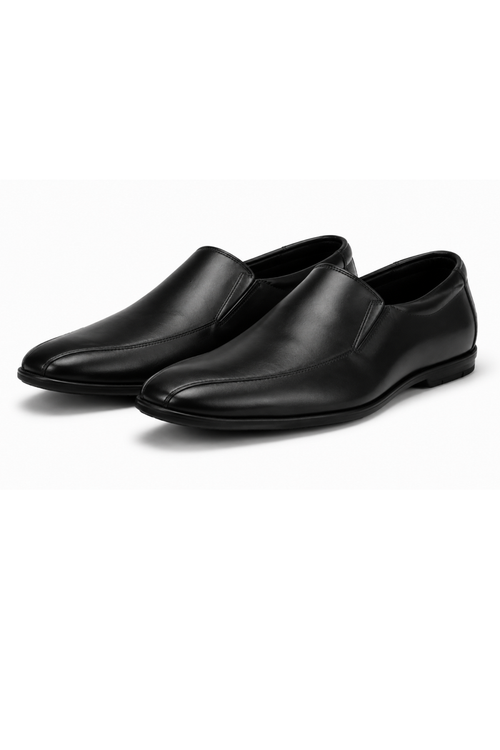 Boy's Black Milano Slip-On Shoes