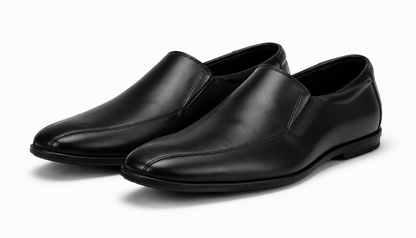 Boy's Black Milano Slip-On Shoes