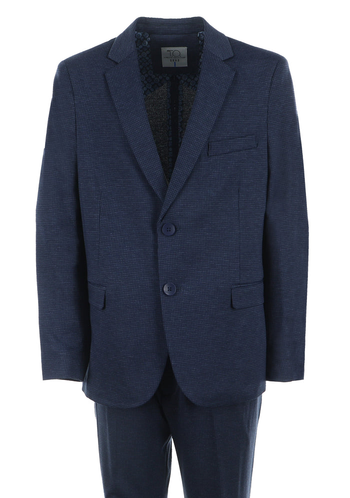 Boy's Fashion Soho Stretch Suit - Navy
