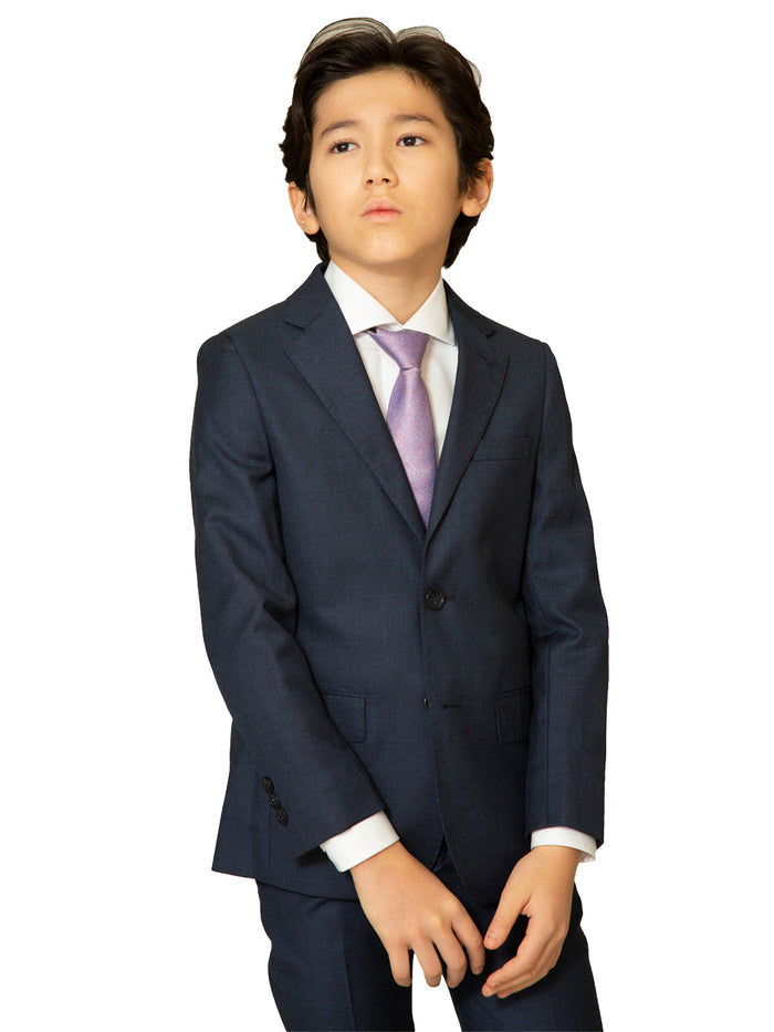 Boy's TR Suit Jacket - Heather Blue