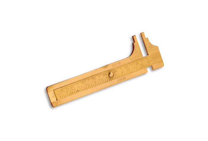 Brass Sliding Guage, Capacity 100mm, Item No. 35.0204A