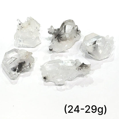 One (24-29g) Brookite in Quartz Gemstone (Pakistan)