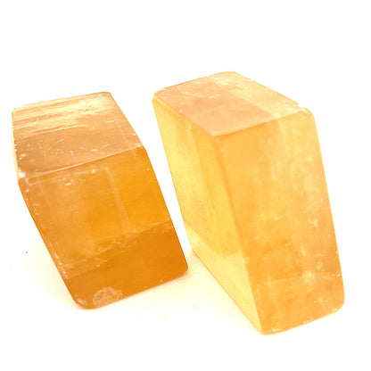 Calcite Honey Rhombus Gemstone