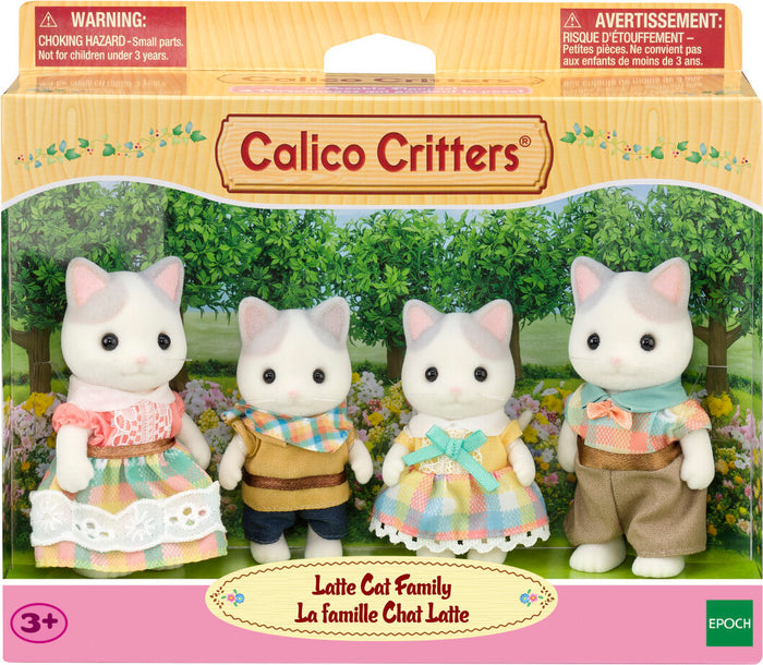 Calico Critters Latte Cat Family