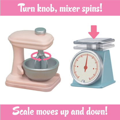 Calico Critters Kitchen Island Furniture and Accessories Set