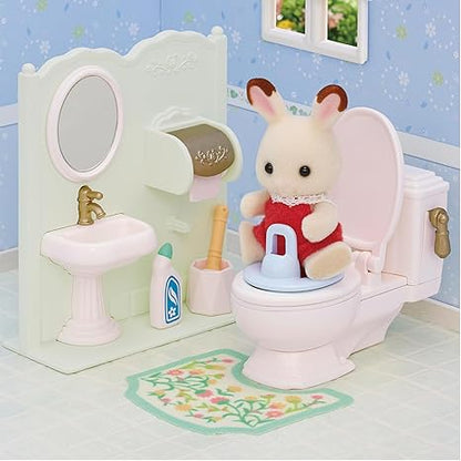 Calico Critters Toilet Furniture and Accessories Set