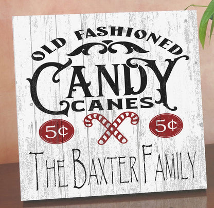 Personalized  Rustic Style Christmas Sign