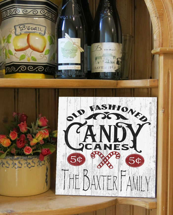 Personalized  Vintage Style Christmas Sign